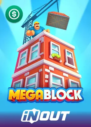 MegaBlock pokie by InOut at Rainbet