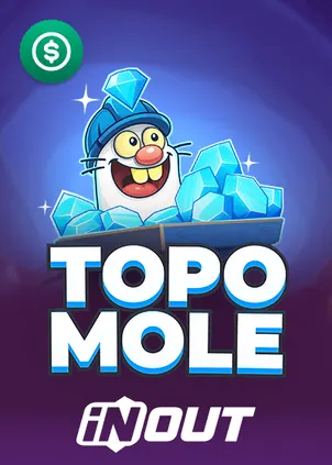 topo mole pokie by InOut at Rainbet